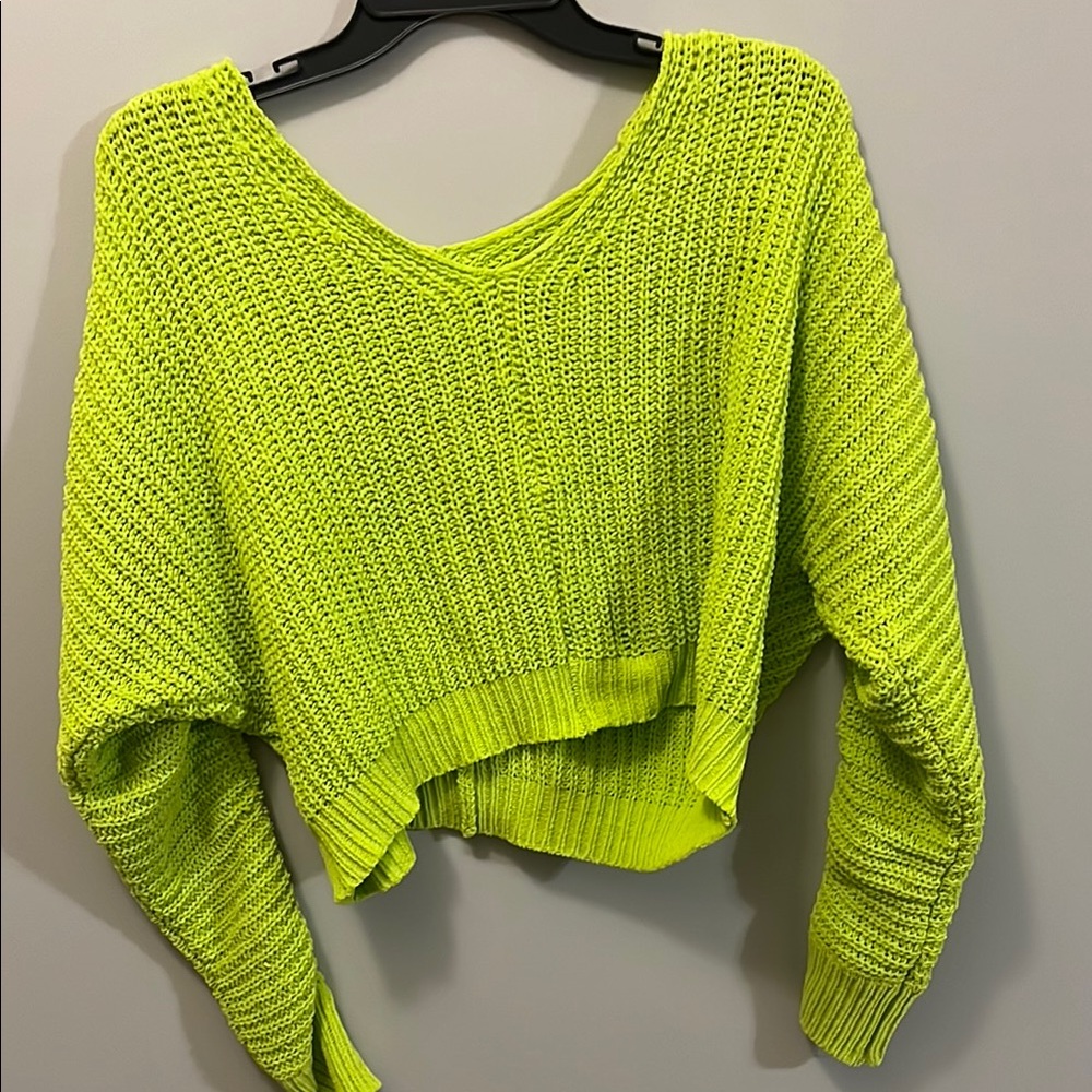 Neon Green Women's Sweater